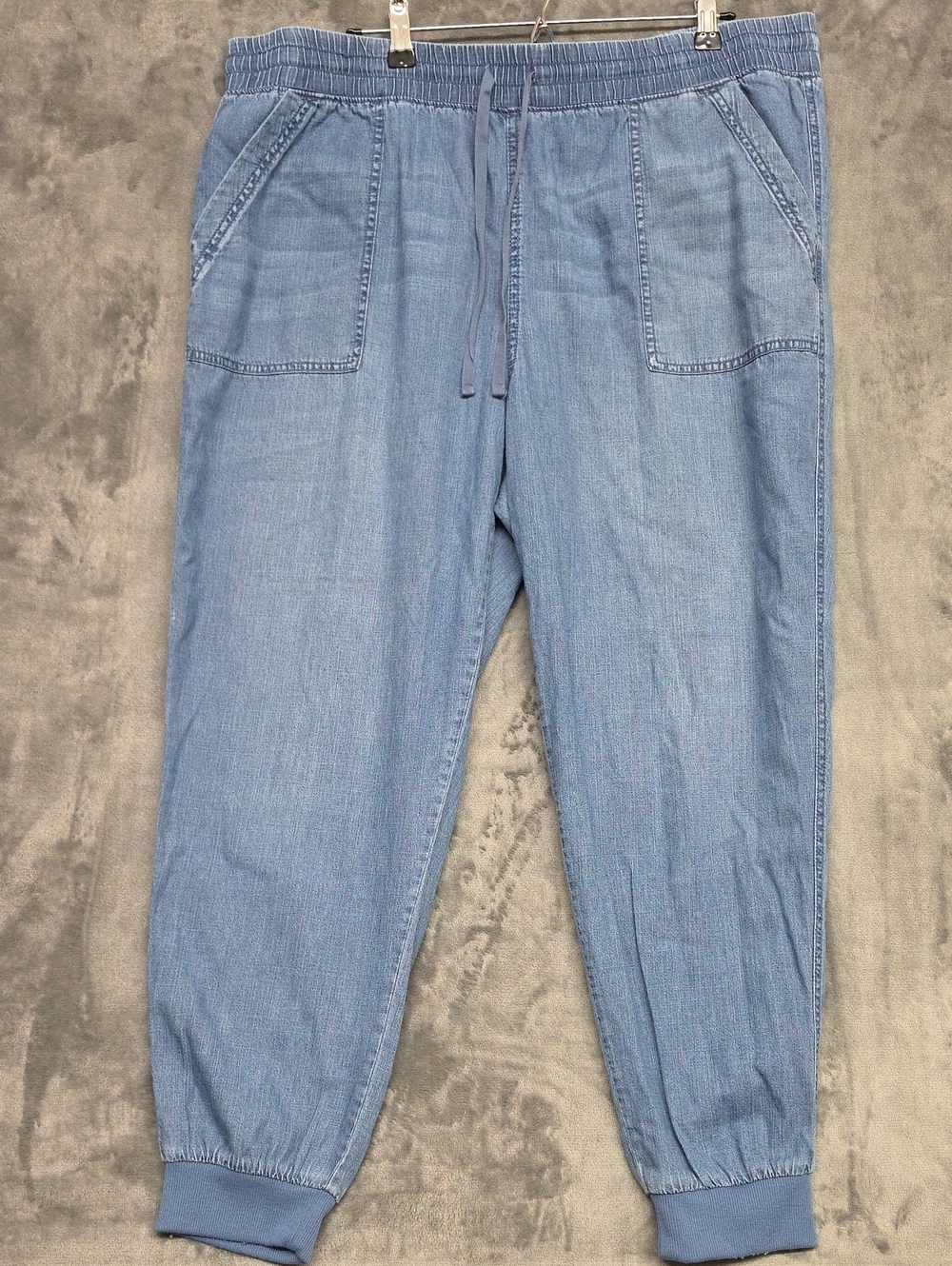 Seven7 Light Blue Jogger-Style Ankle Jeans Sz XL